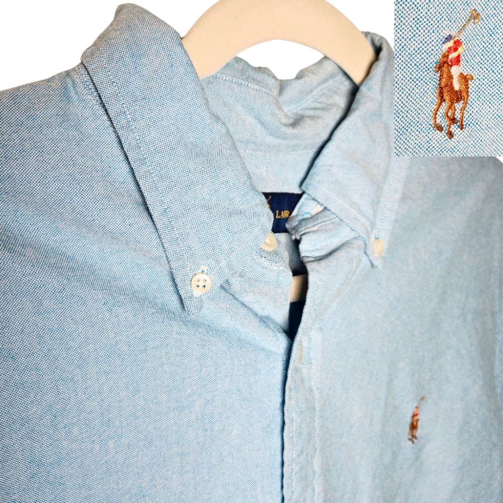 Ralph Lauren Light Blue Casual Button Down Shirt